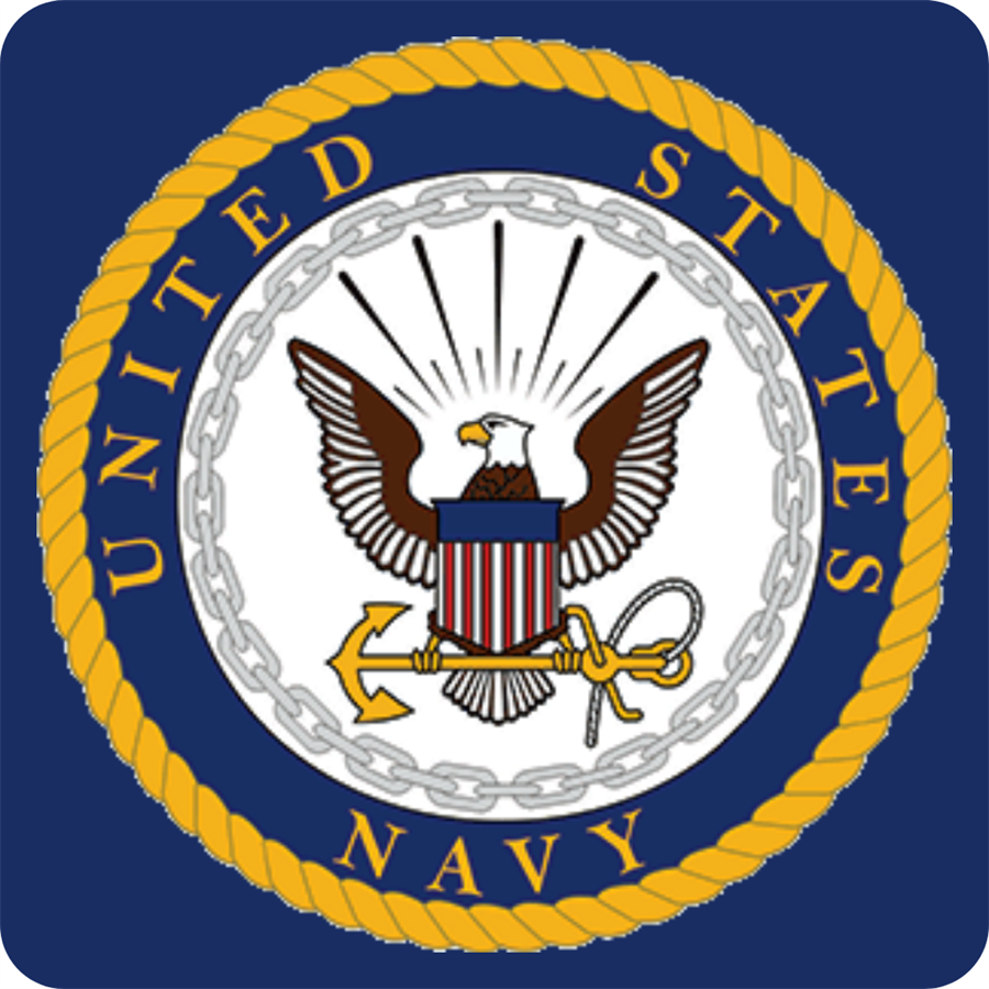United States Navy Emblem with illustration of an eagle