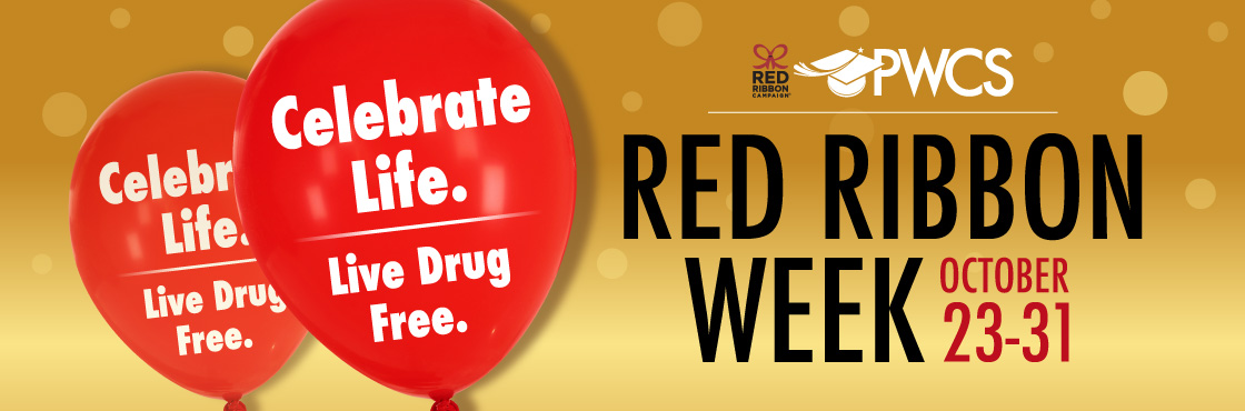 Red Ribbon Week webpage banner - October 23-31