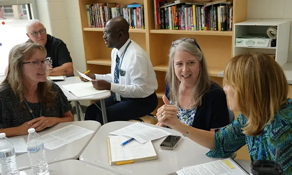 PWCS leaders engaged in a breakout session at the 2025 EEE conference