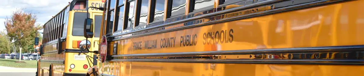 Two Prince William County Public Schools buses